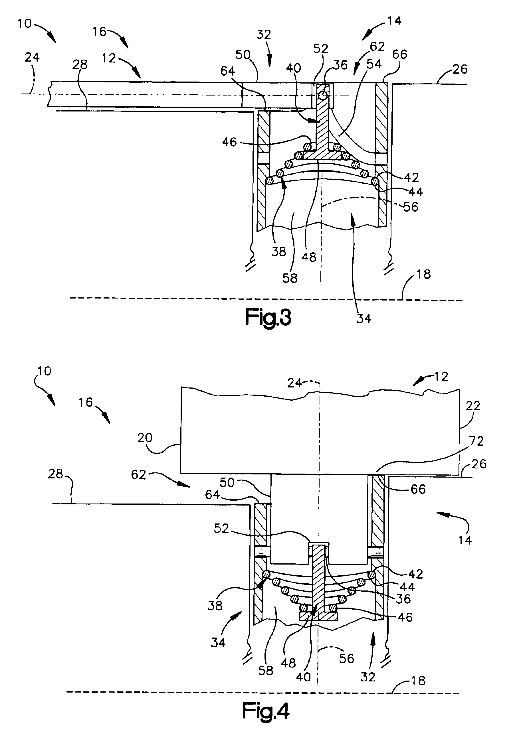 Deployment mechanism for stowable fins