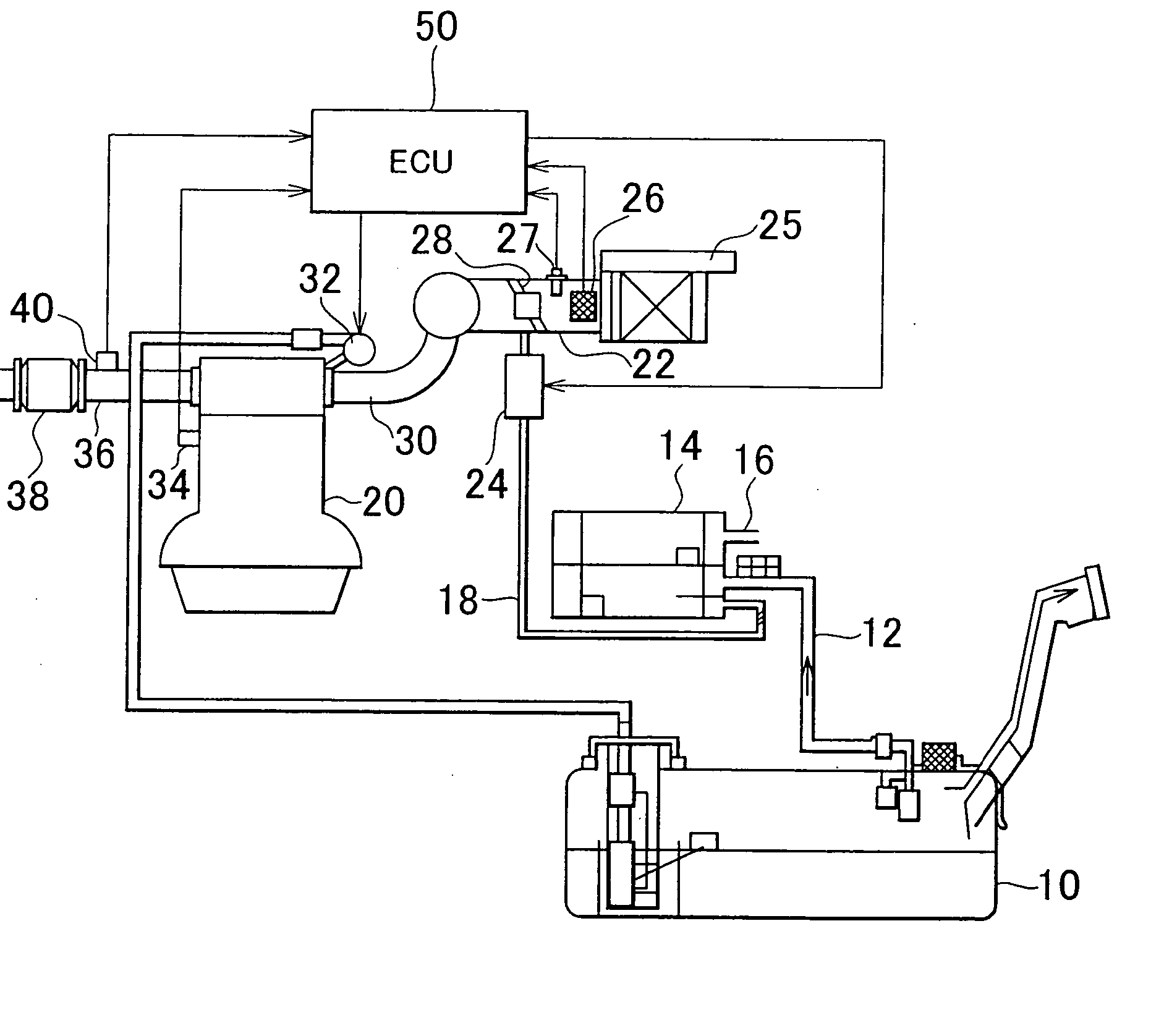 Vaporized fuel purge system