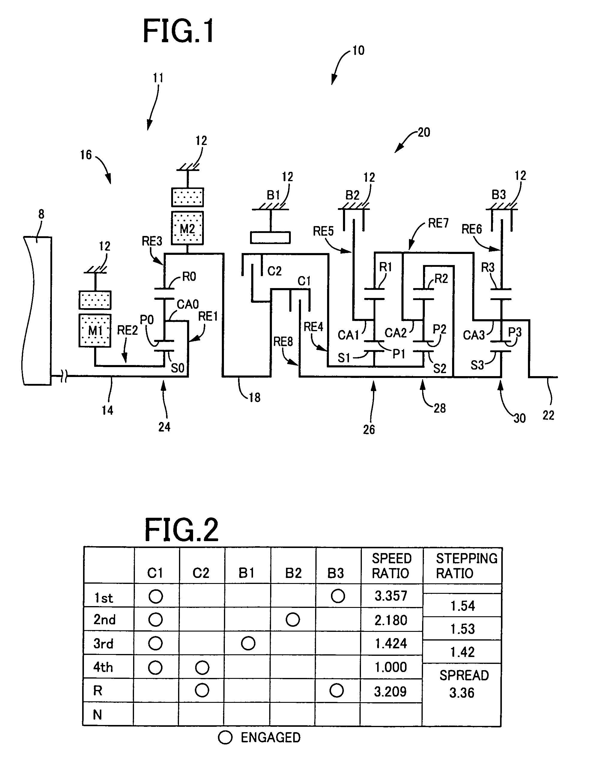 Control apparatus for hybrid vehicle power transmitting system