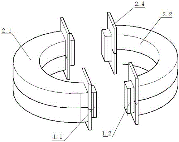 Waterproof type mutual inductor and assembling process therefor