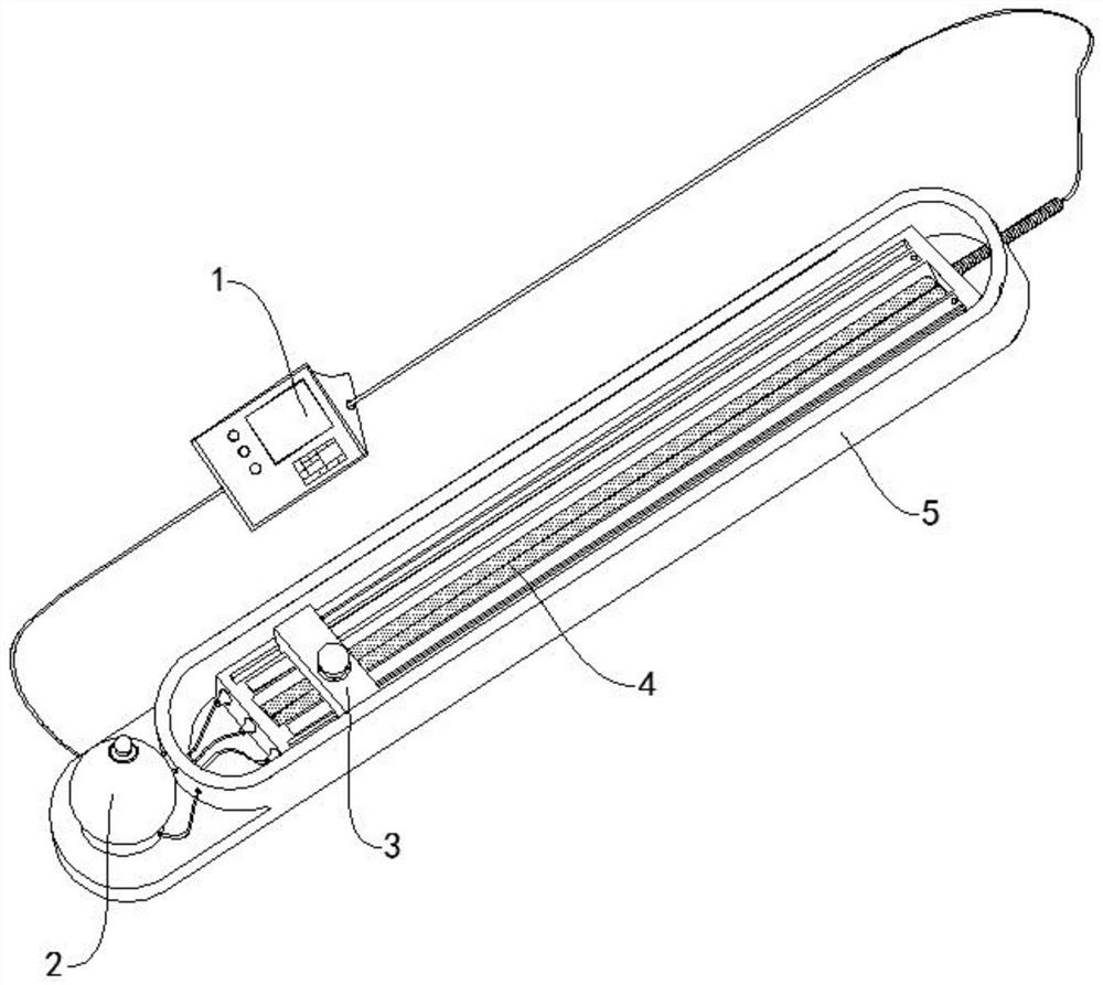 Sweeper wire harness testing device and testing system thereof