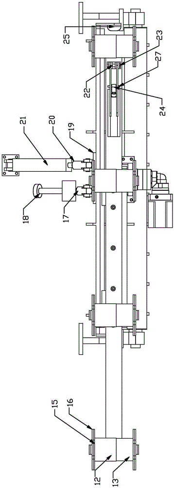 Automatic rim feeding and discharging mechanism