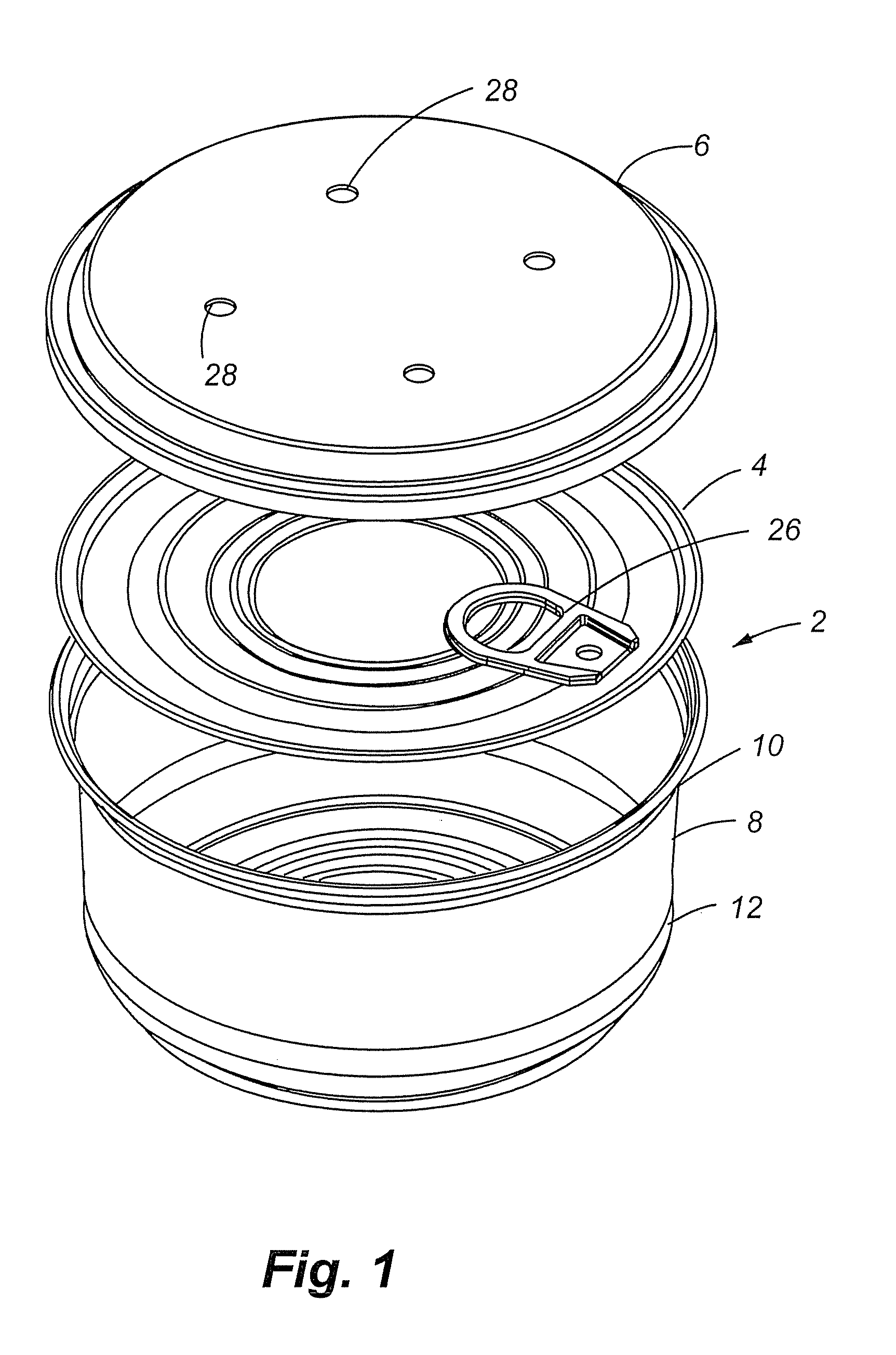 Microwavable Metallic Container