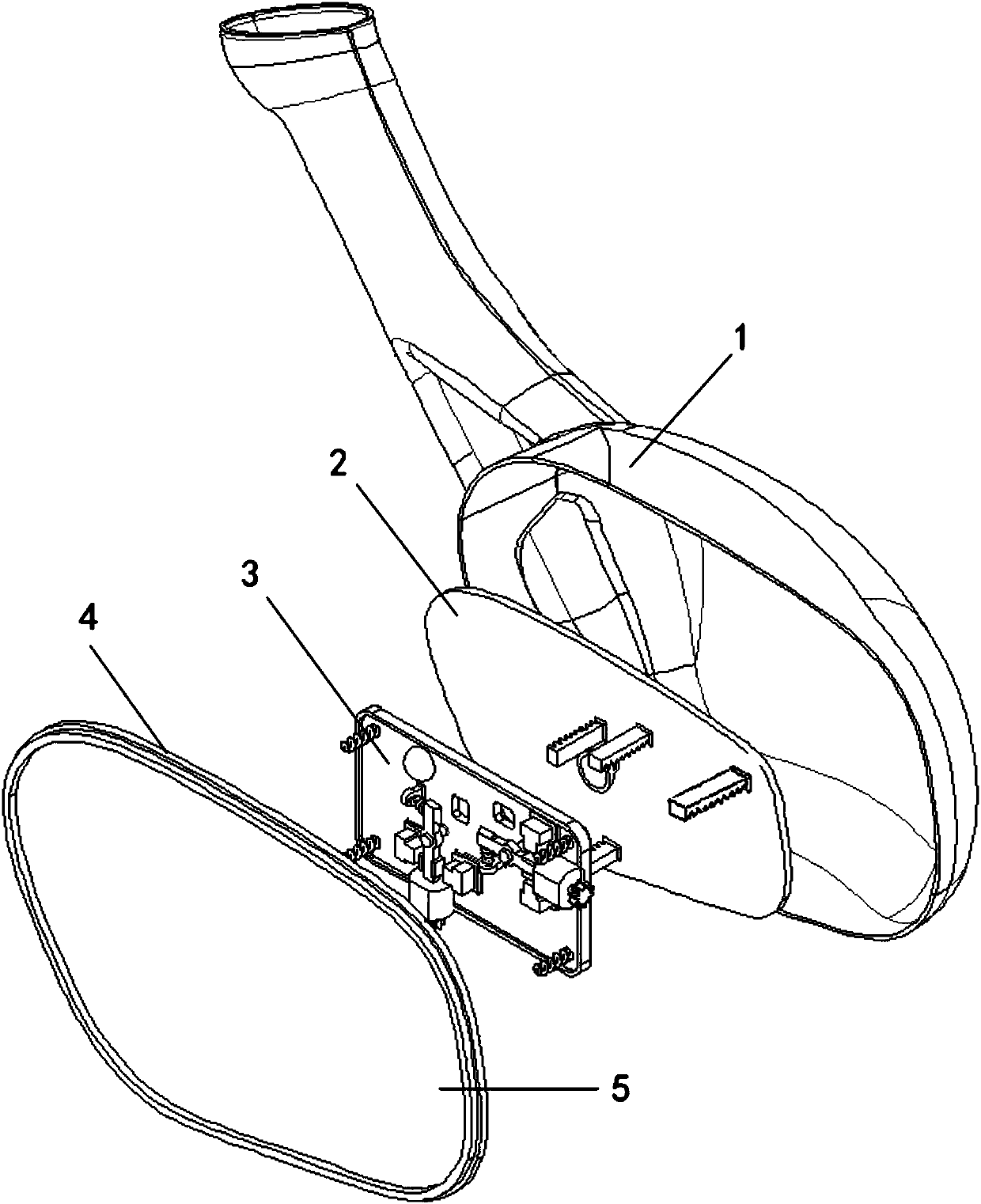 Follow-up external rearview mirror for vehicle