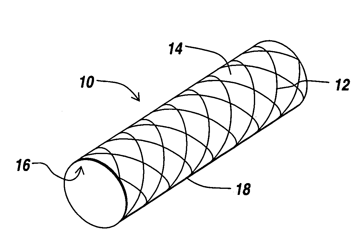 Method and apparatus for application of a fresh coating on a medical device