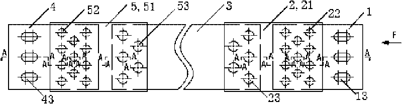 Bus and bus assembly for electric transmission