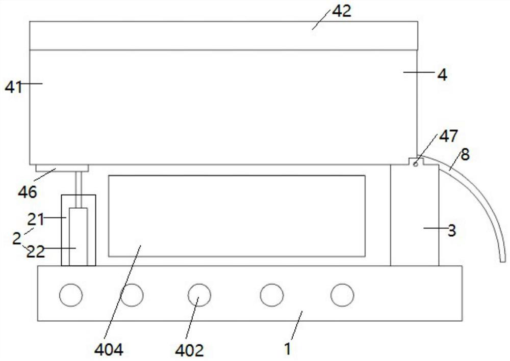 Cow feeding device and method with good cleanliness