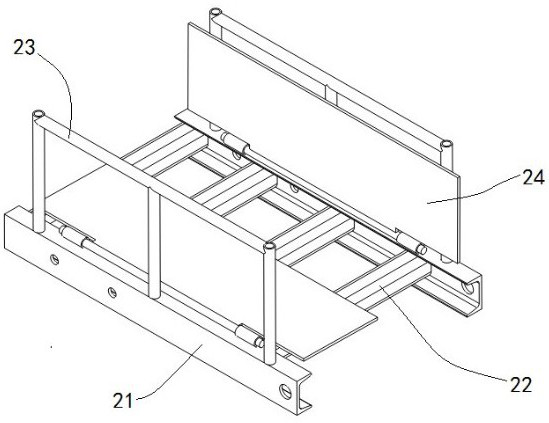 Combined ladder for tower reactor