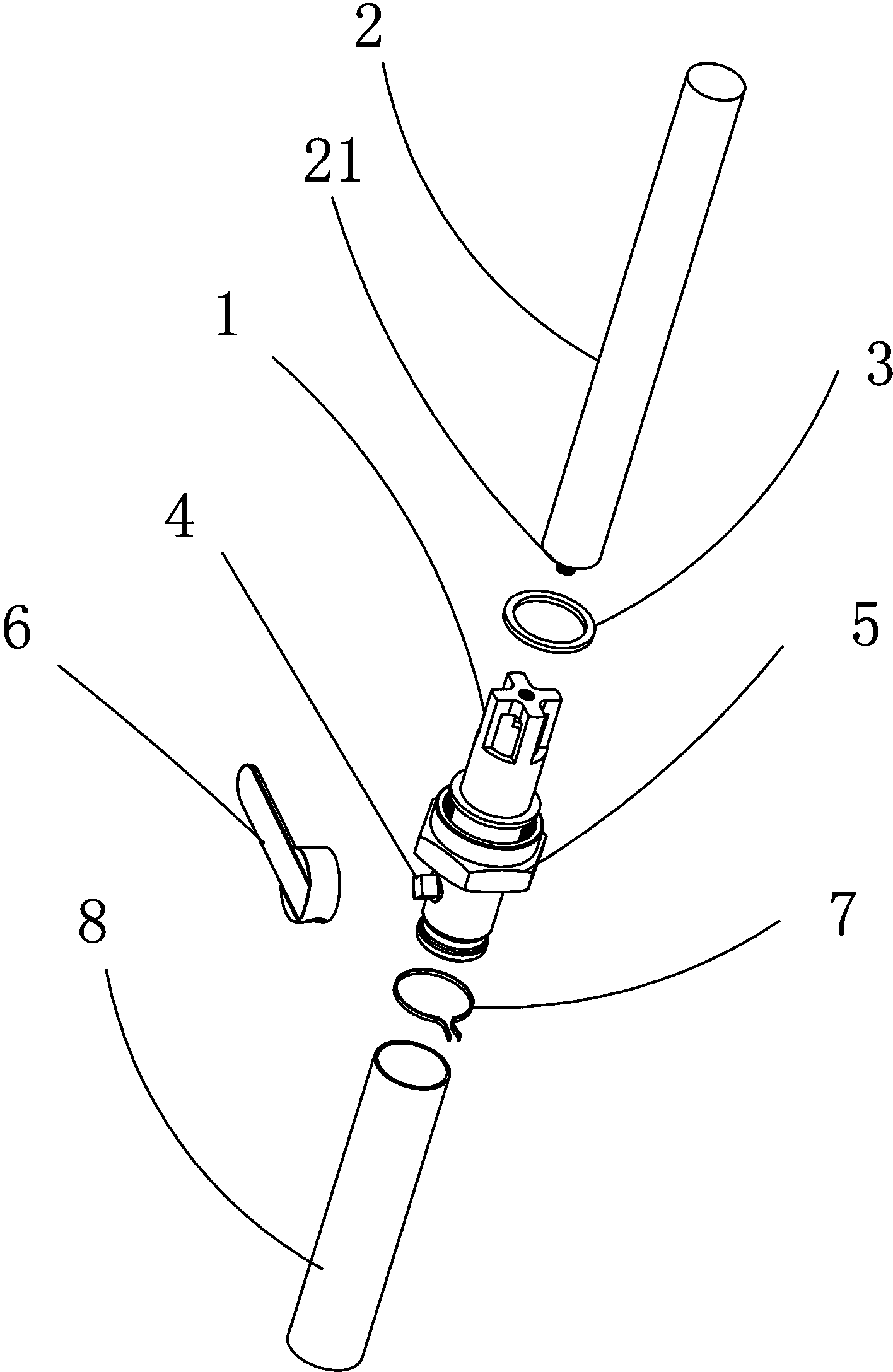 Electric water heater drain valve and electric water heater