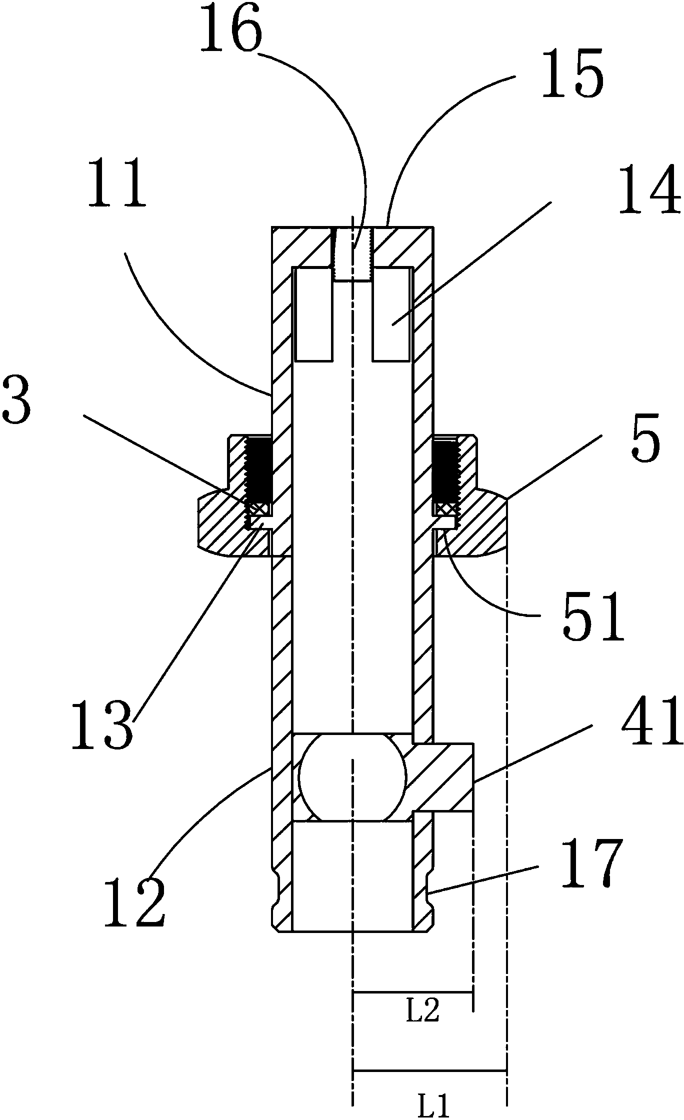 Electric water heater drain valve and electric water heater