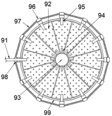 Rupture disk type boiler explosion-proof device