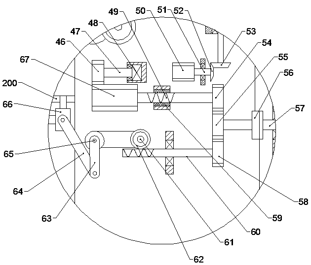 Glass outer wall cleaning device