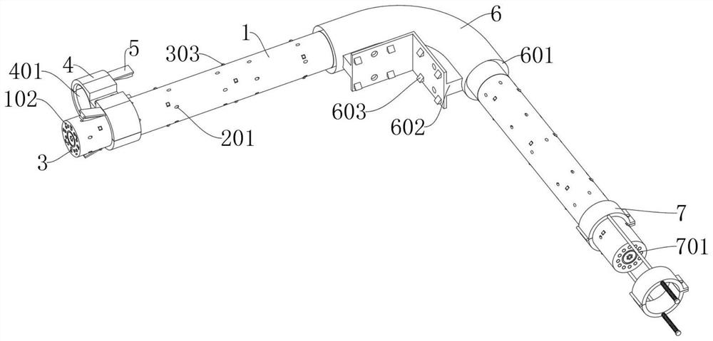 Optical cable based on high flame retardance and high light transmittance