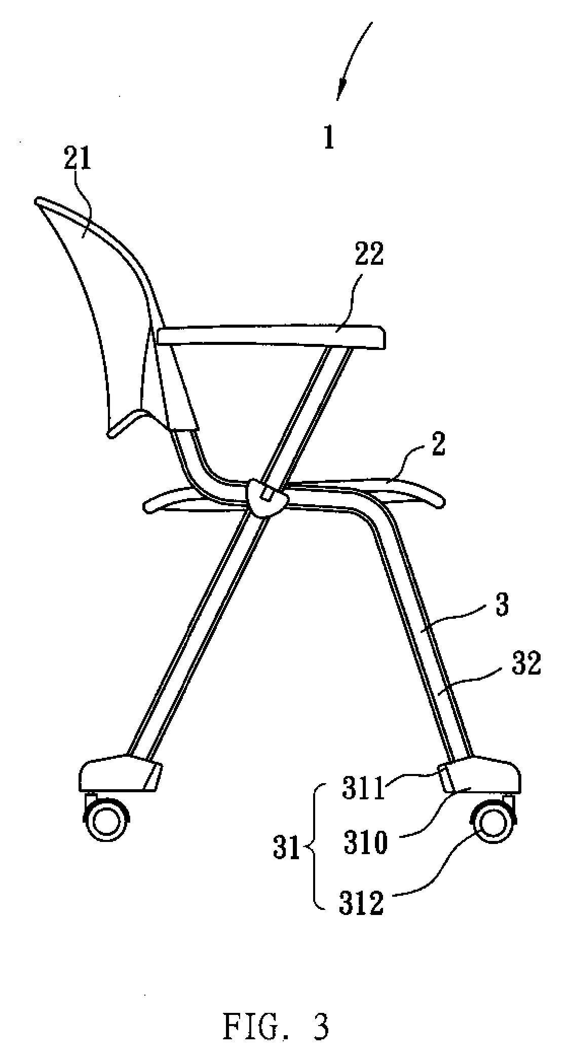 Chair capable of being firmly stacked