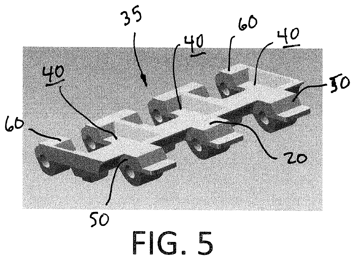 Integrated modular belt and mold