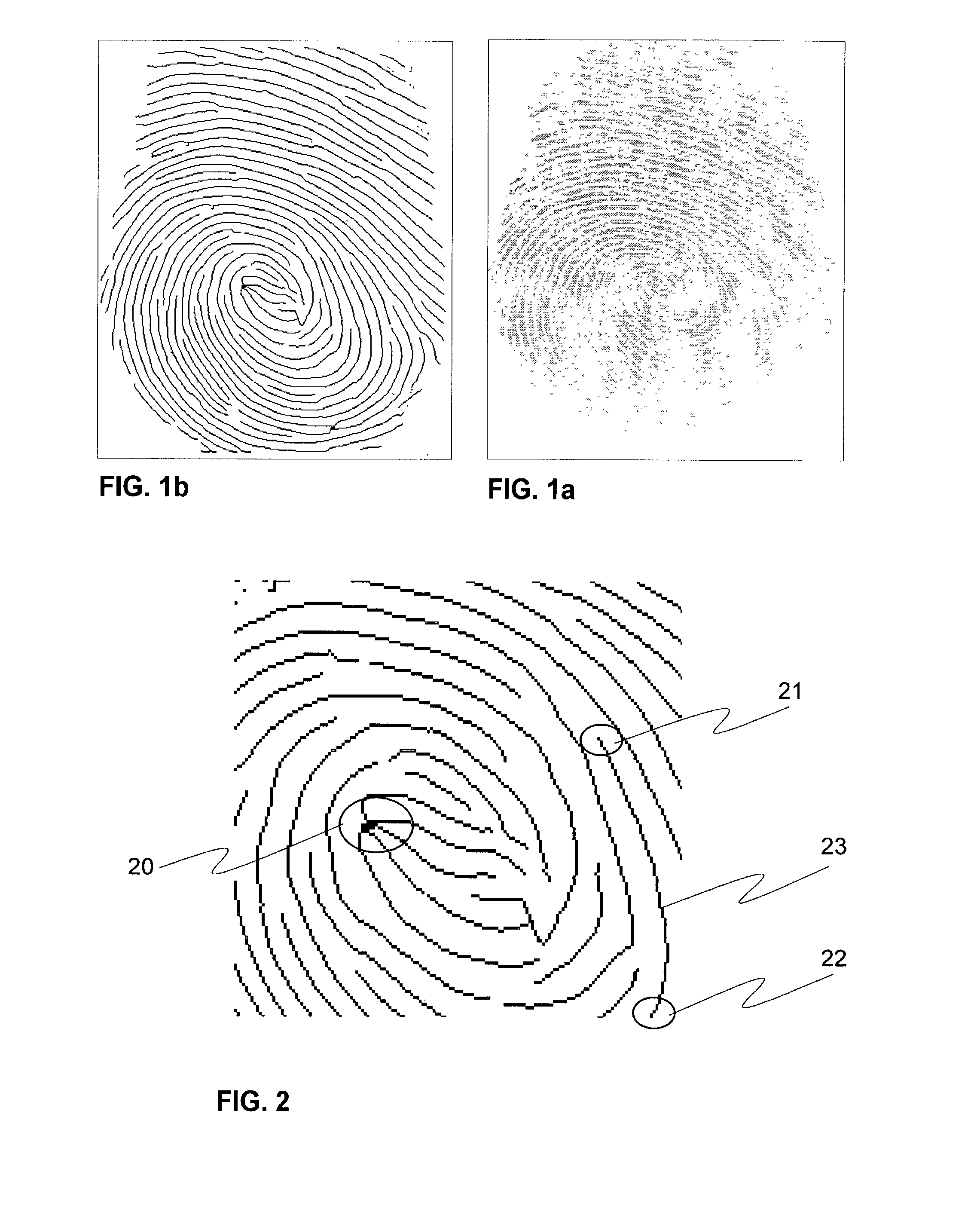 Automatic fingerprint identification method