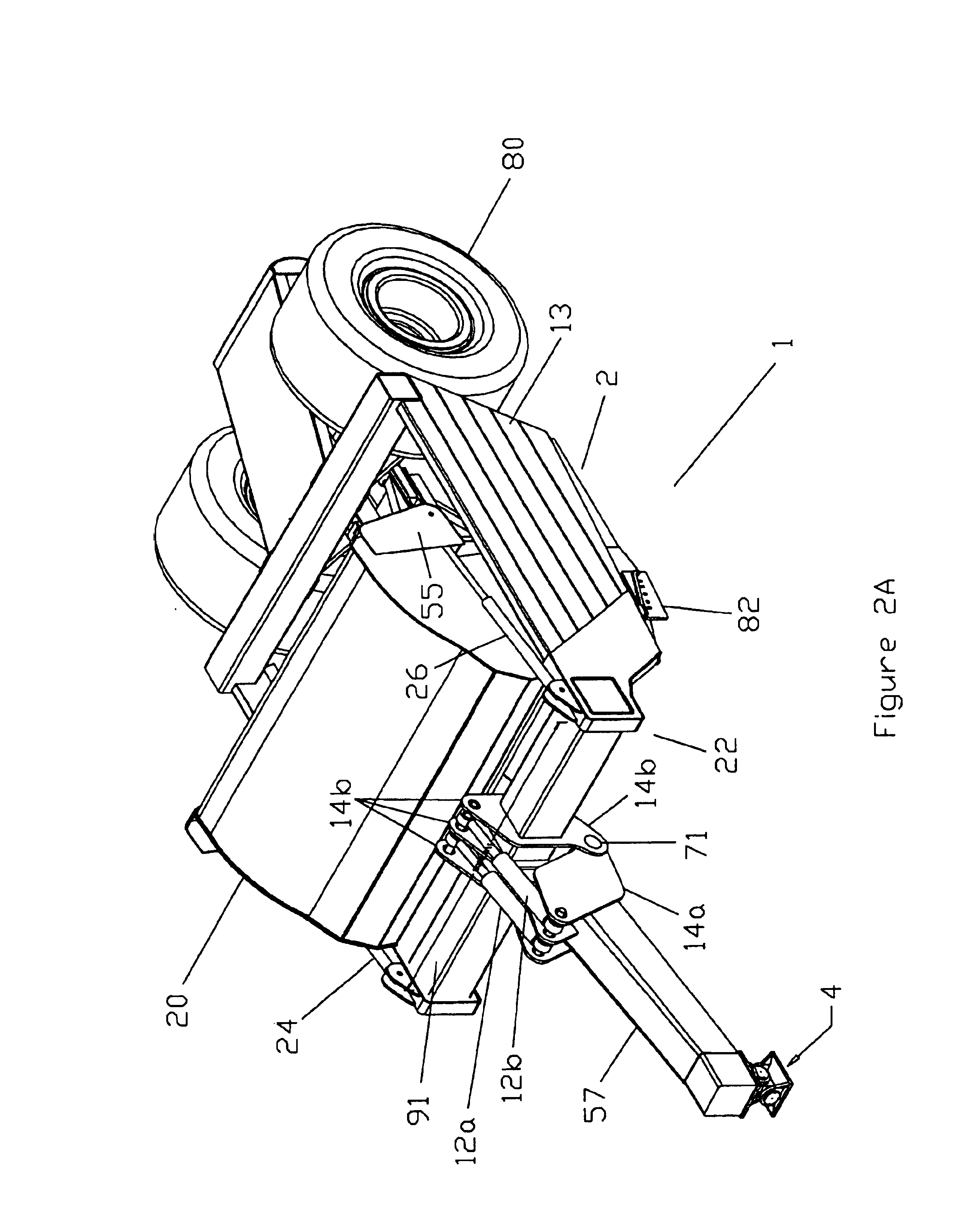 Scraping device and a system and a method for collecting materials