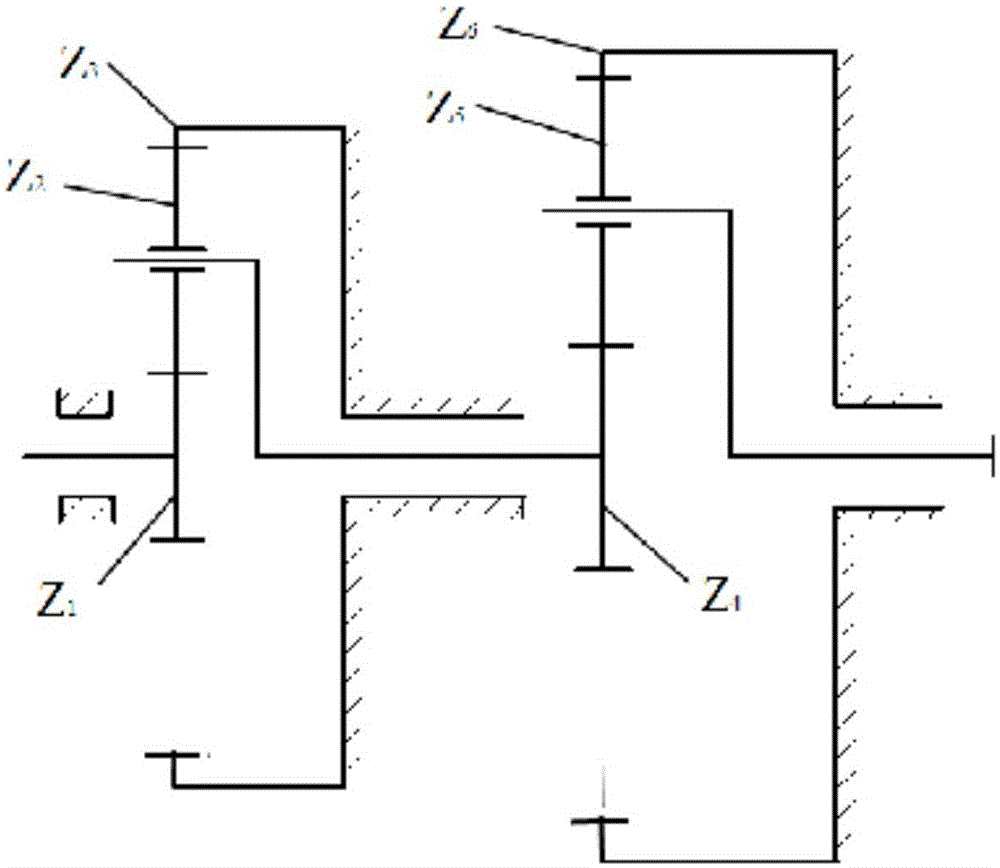 Modification method of secondary straight-tooth planetary gear