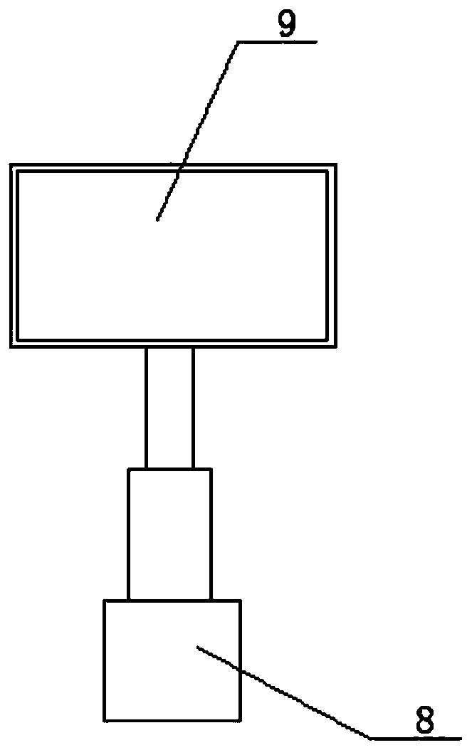 Financial voucher display device for economic management teaching