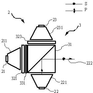 Compact reflective liquid crystal projection light engine system