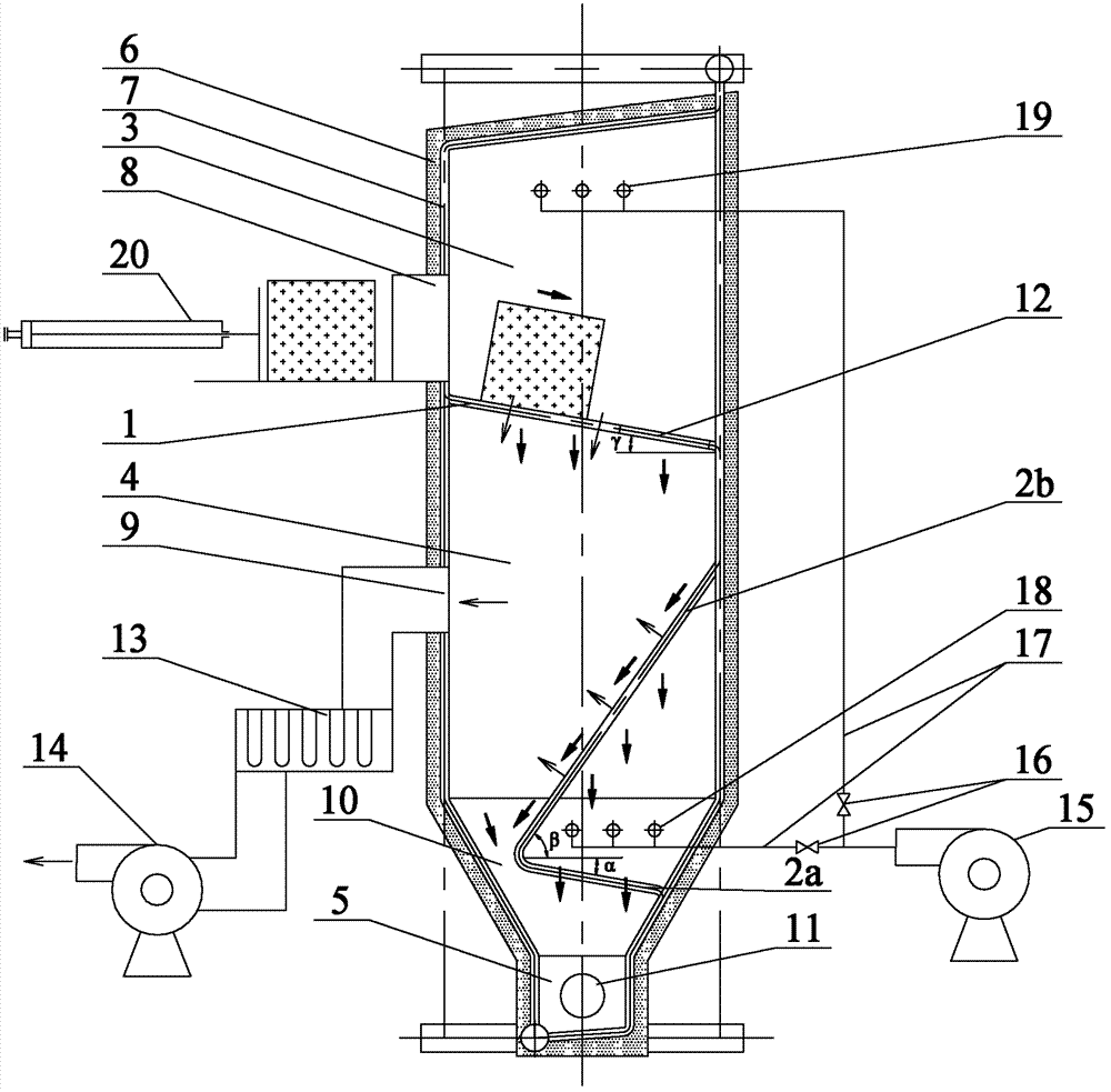 Biomass combustion equipment with double fire grates