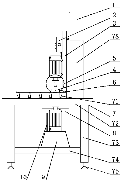 Multi-drill-bit adjustable glass drilling device