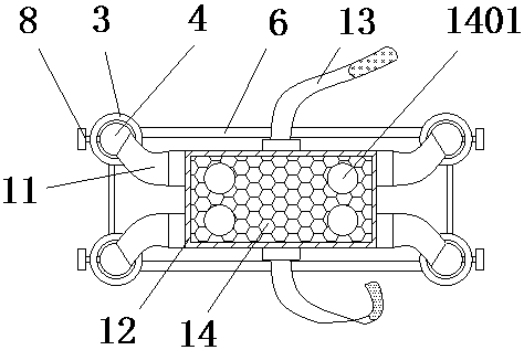 Medium-sized dog infusion device for medical use