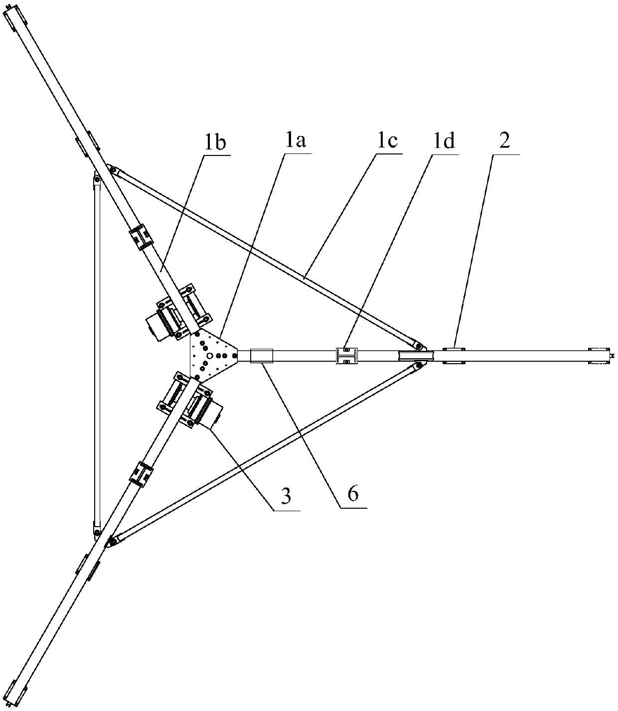 Special lifting device and lifting method for lifting reflector unit of radiotelescope