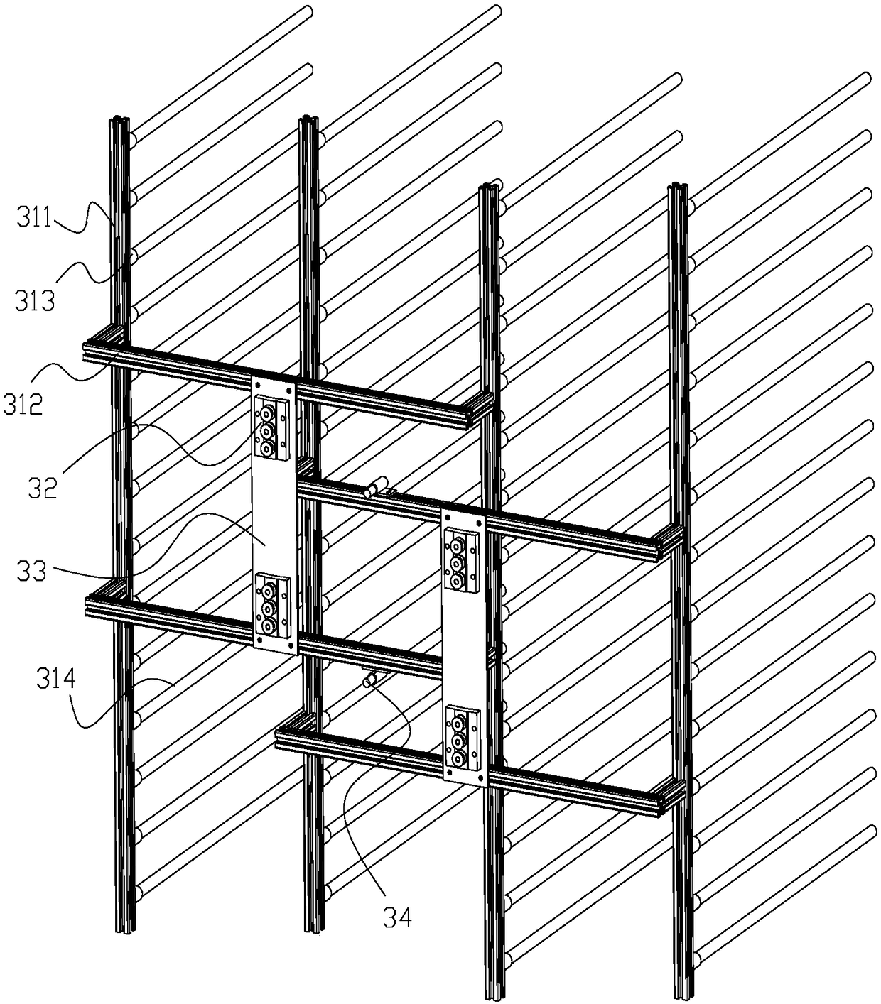 Camellia oleifera fruit picking device