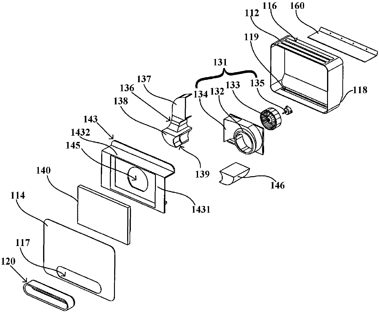 Wall-mounting type air-conditioner indoor unit