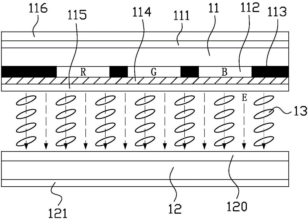 Compound liquid crystal display device