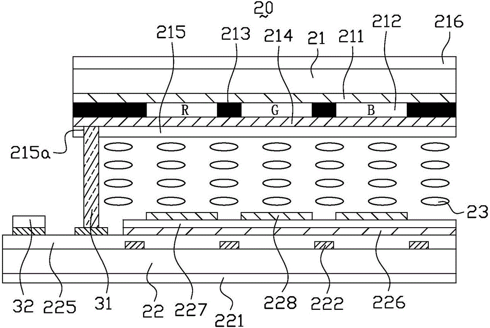 Compound liquid crystal display device