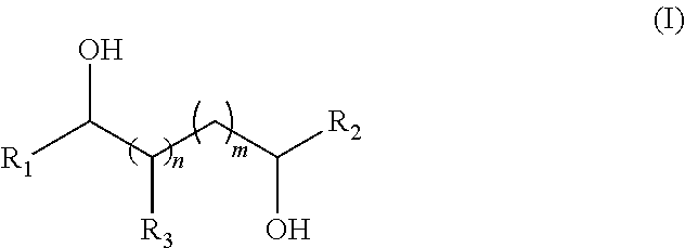 Alkyl diols for crude oil treatment