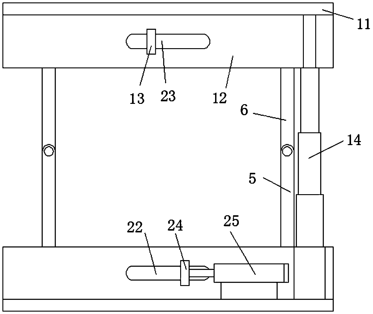 Wall surface paint brushing device for indoor decoration and using method thereof