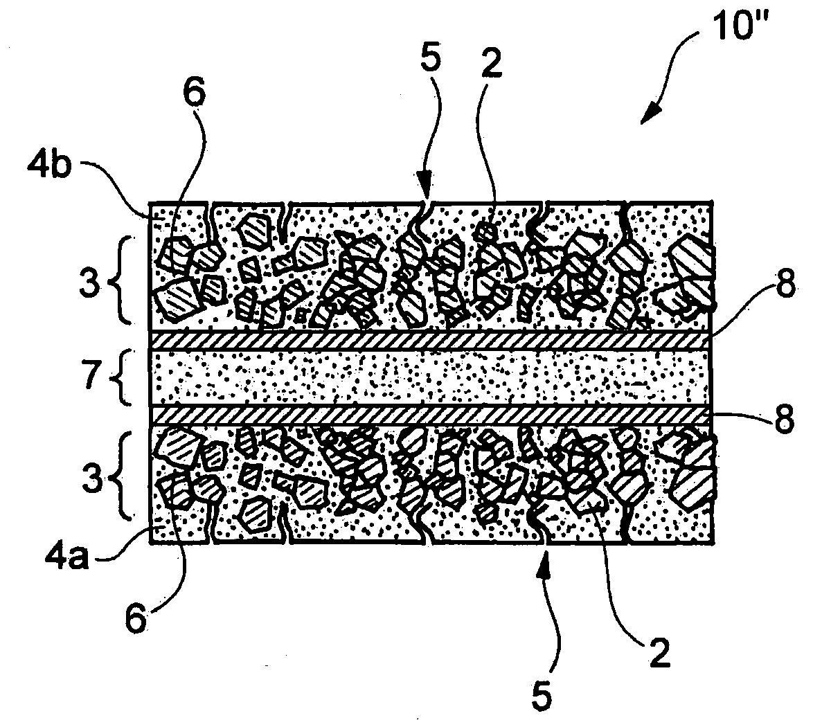 Electrode for secondary battery, process of producing the electrode, and secondary battery