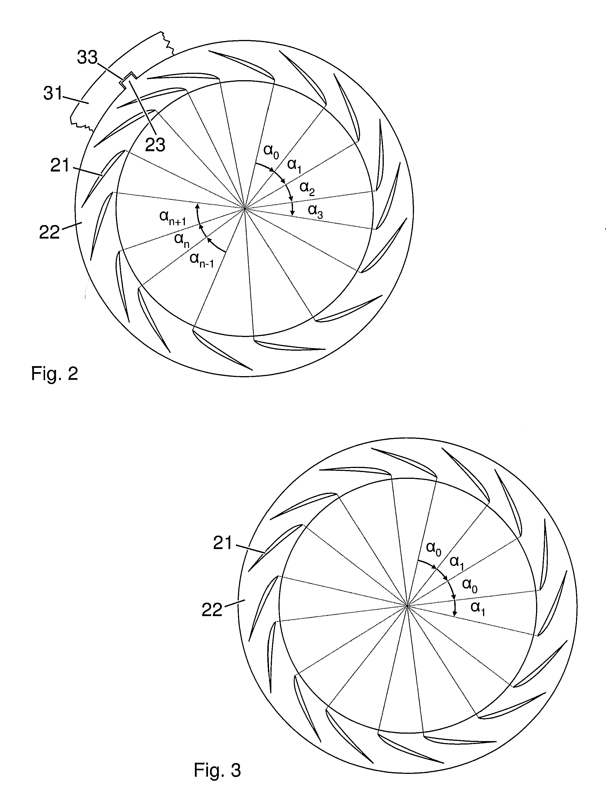 Diffuser for centrifugal compressor