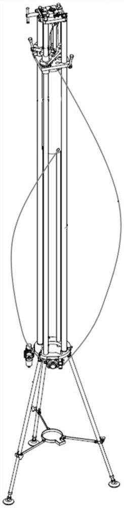 Drawing device for dismounting electric heating element of voltage stabilizer