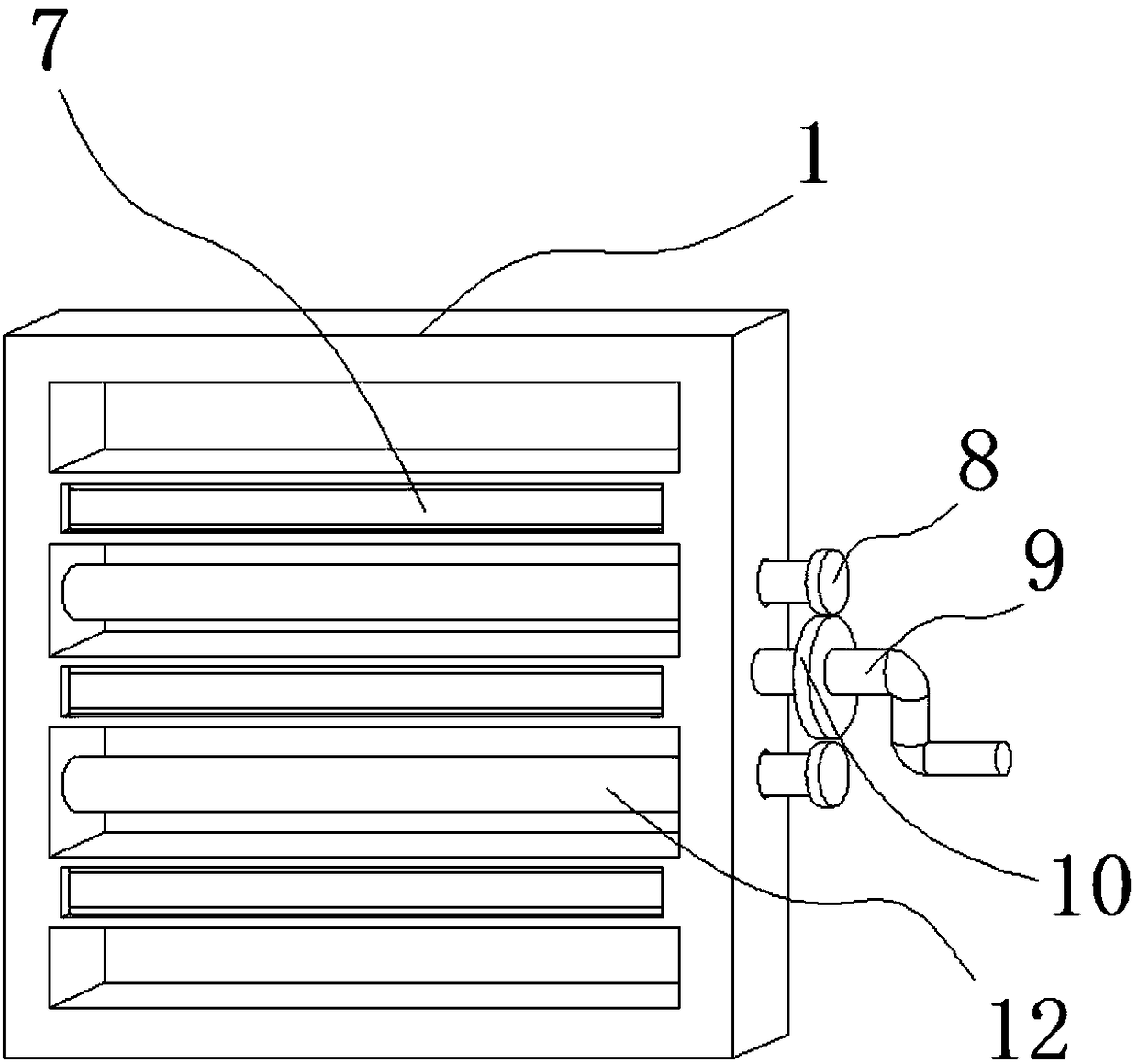 Wire winding device used for fiber cotton processing