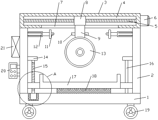 Food cutting machine with adjustable cutting length