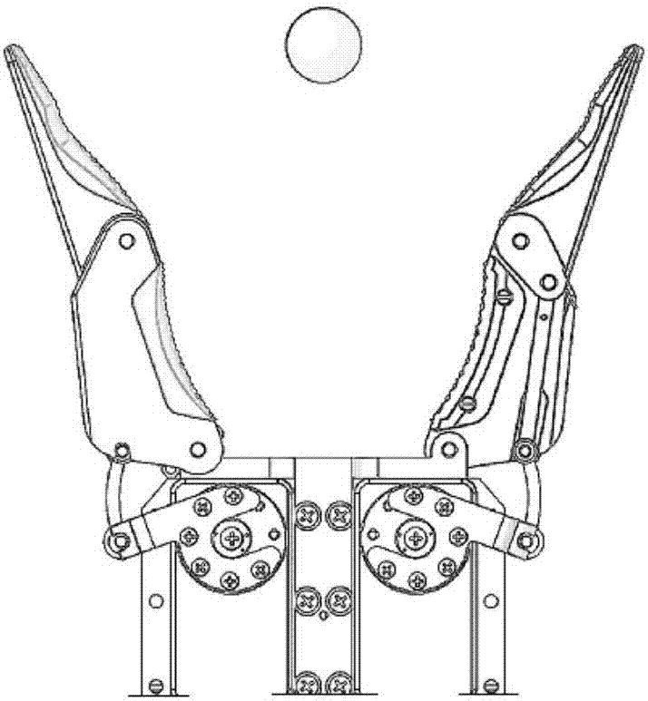 Finger posture judging method of mechanical arm and mechanical arm