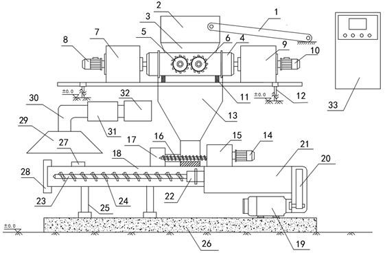 Preparation method and equipment of combustible refuse fuel rod