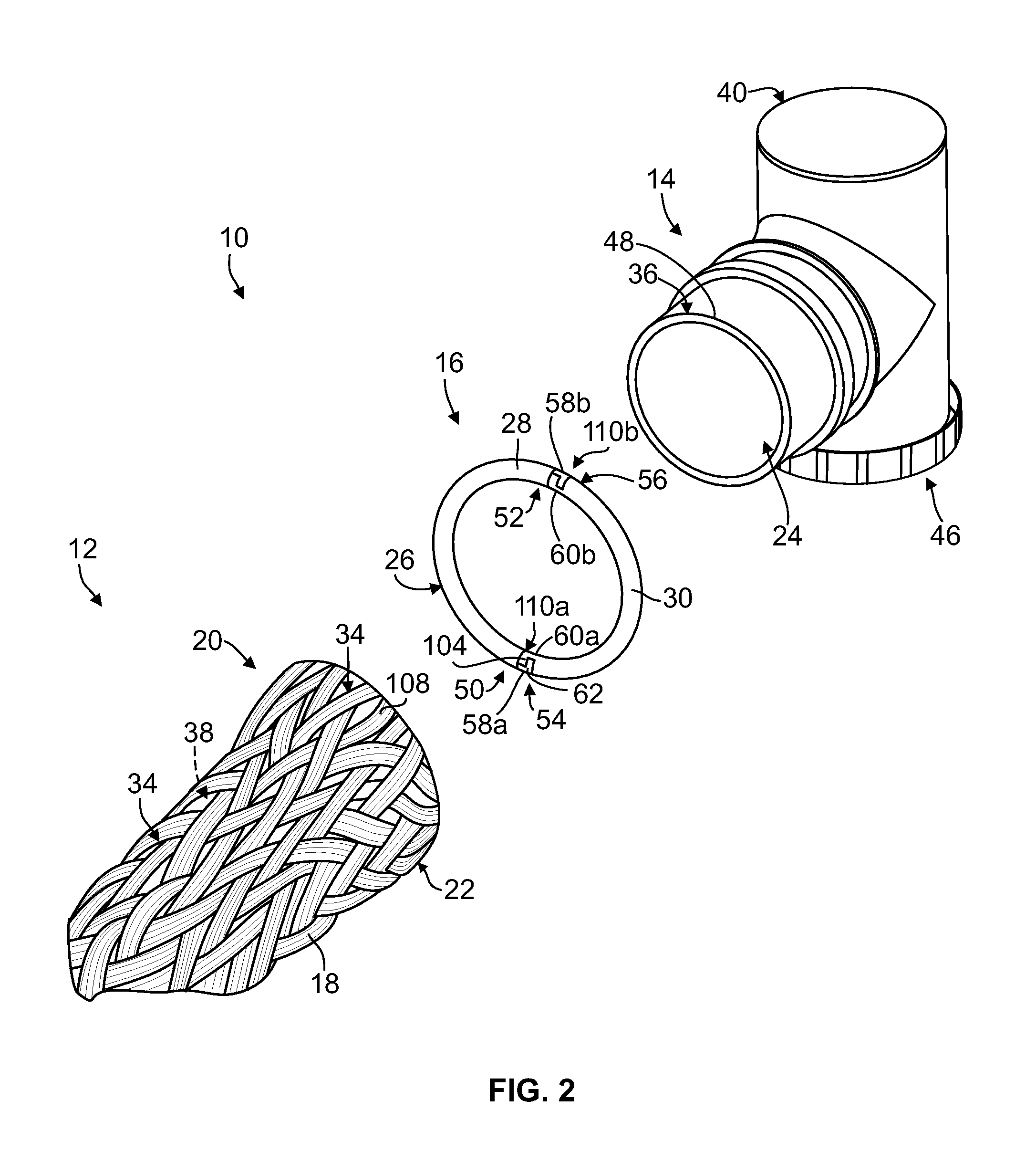 Attachment Ring for Attaching a Shield of an Electrical Cable to a Backshell