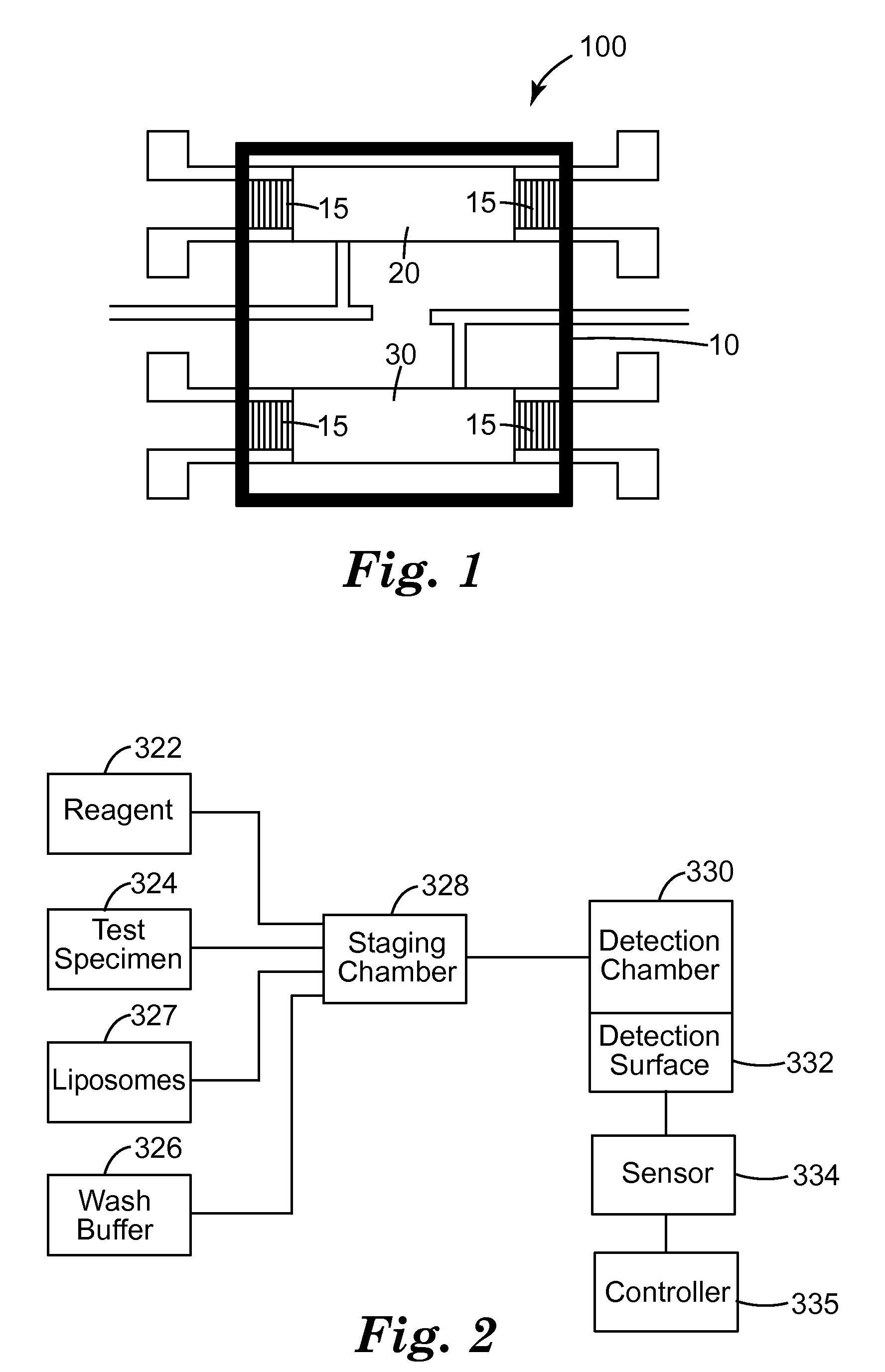 Method of detection of bioanalytes by acousto-mechanical detection systems comprising the addition of liposomes