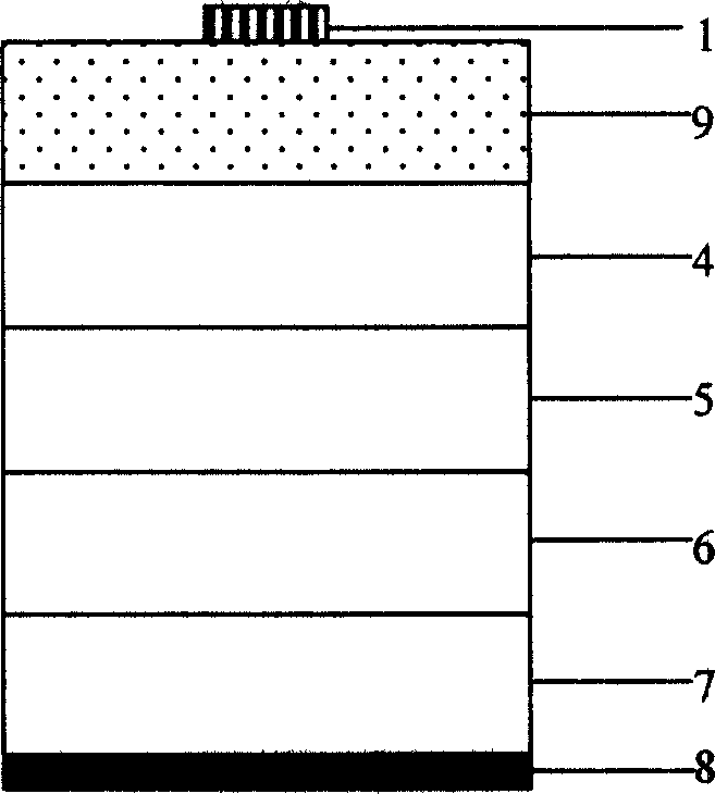 N-pin structure semiconductor luminous diode