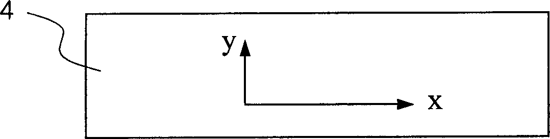 Tyre touchdown shape measuring device using laser disperse spot shearing interference method