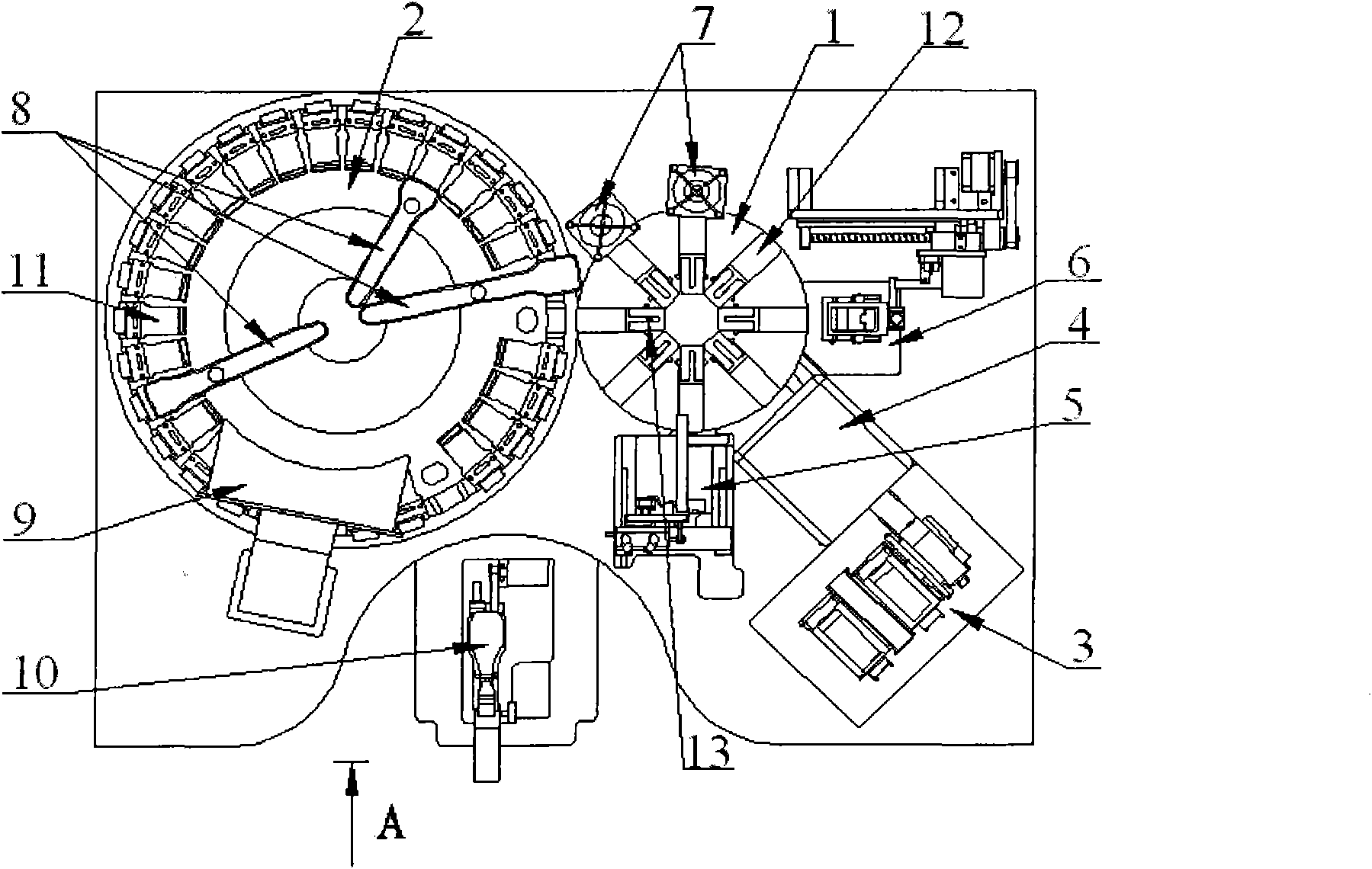 Automatic blood film making and dyeing instrument