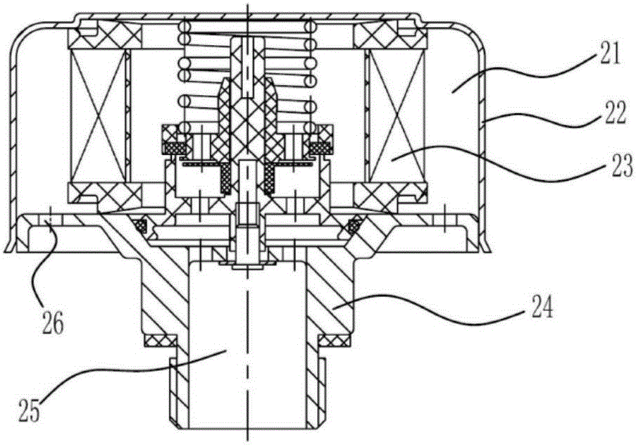 Spiral separation device for hydraulic oil tank respirator