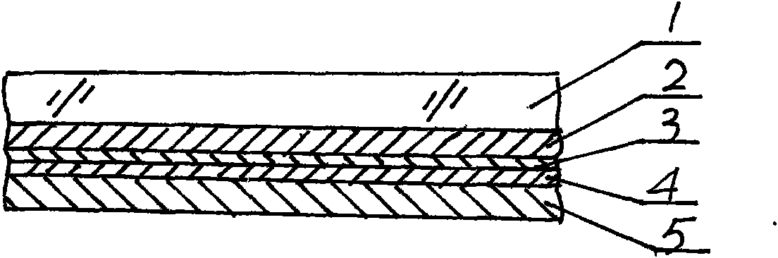 Glass wall paper composite board and producing method thereof