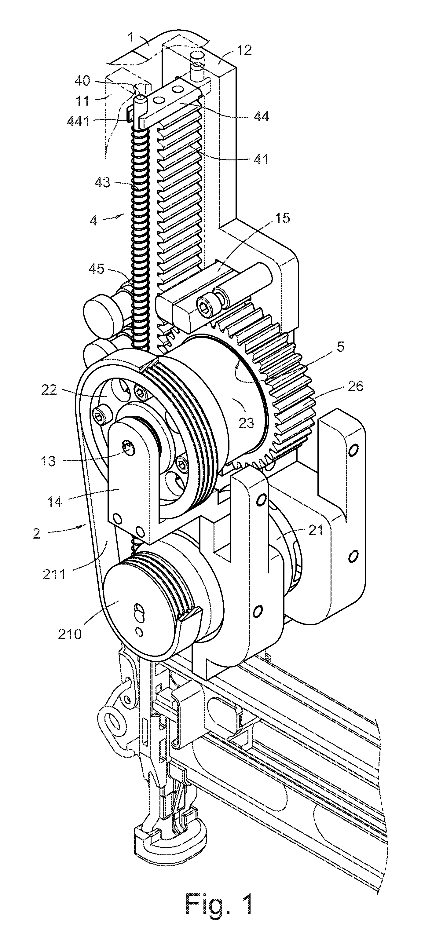 Transmission Mechanism for Electric Nail Gun