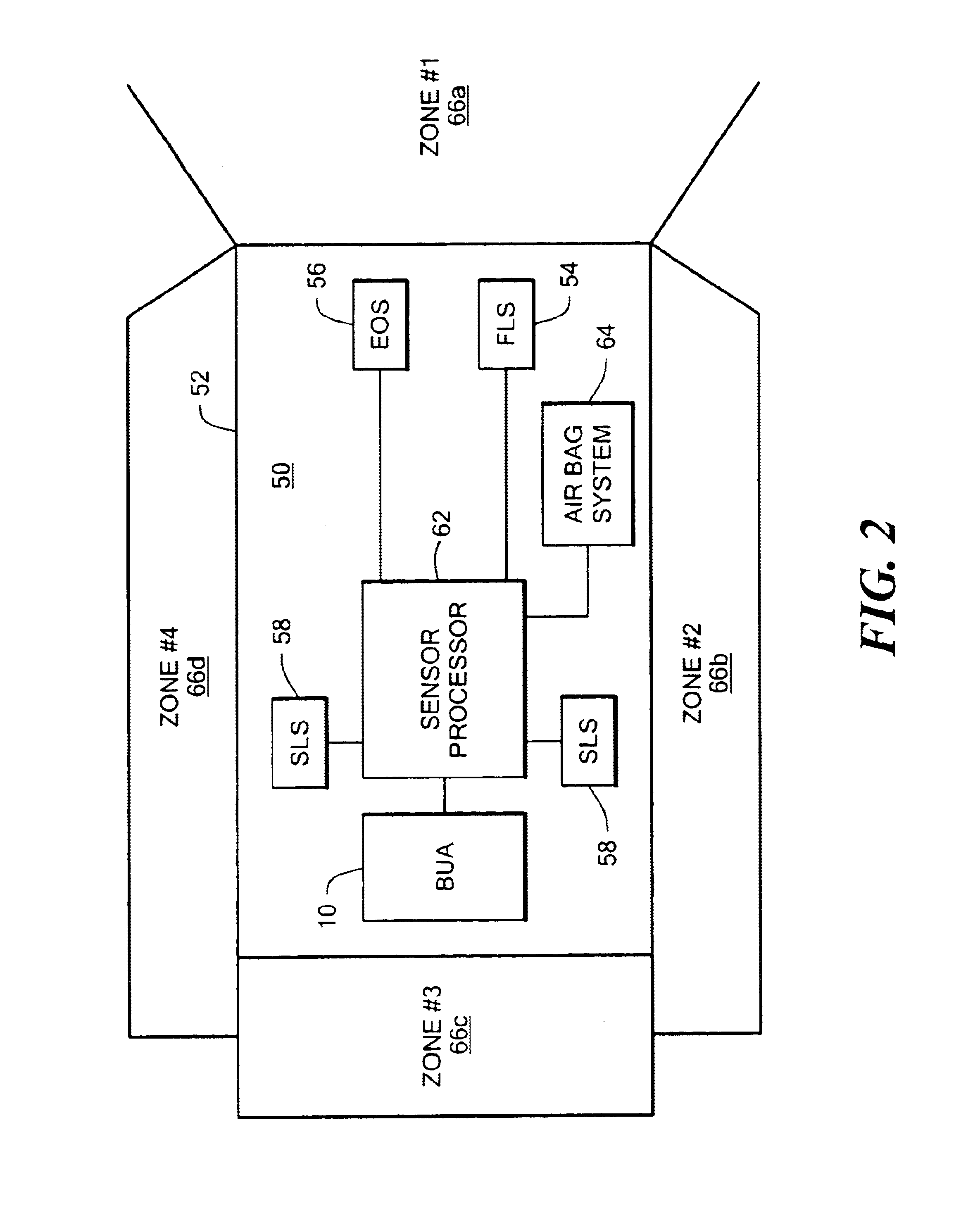 Back-up aid indicator using FMCW chirp signal or a time domain pulse signal